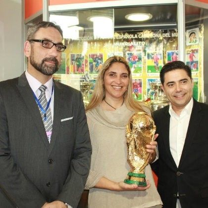 Las copas de la selección en el Museo del Mundialito