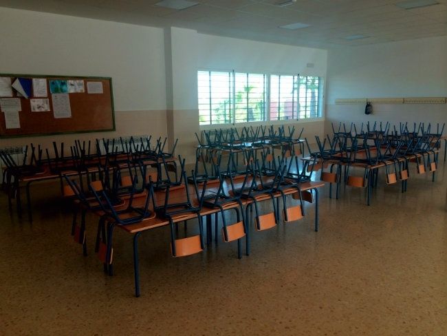 El comedor escolar en San Bartolomé comienza su funcionamiento