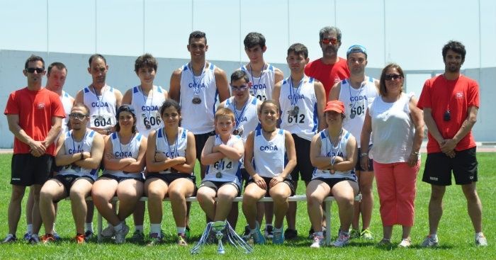 El CODA logra 16 medallas en el Andaluz de Atletismo para Discapacitados