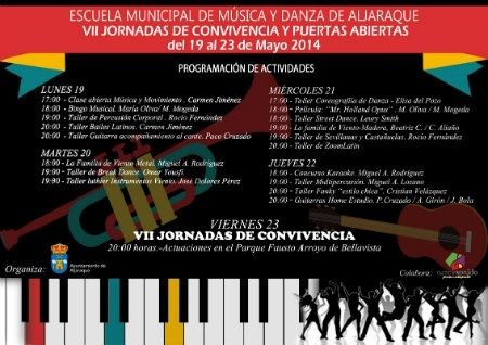 Jornadas de Convivencia y Puertas Abiertas de la Escuela Municipal de Música y Danza de Aljaraque