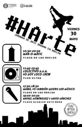 El arte urbano llega este viernes a las calles de Huelva para el disfrute de todos los públicos