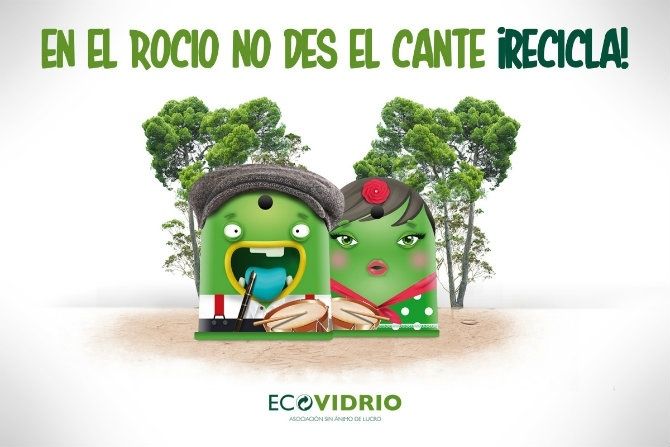 Los contenedores de reciclaje de vidrio se vuelven ‘romeros’