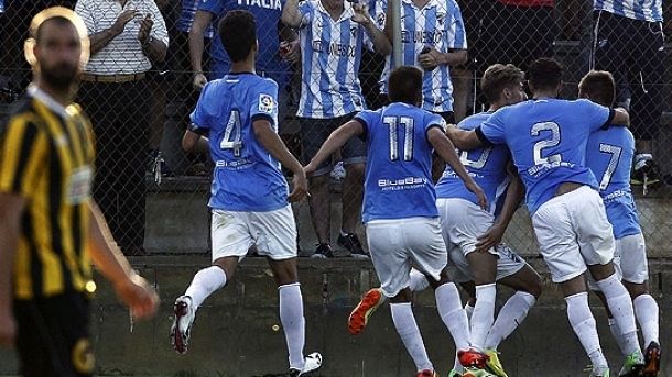 Juanma le da oxígeno al San Roque en el descuento en Málaga (2-1)