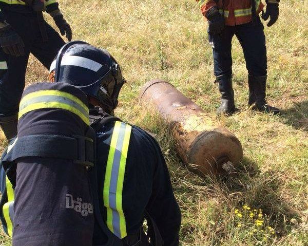 Las dos bombonas aparecidas son “gemelas” y podrían datar de los años 70