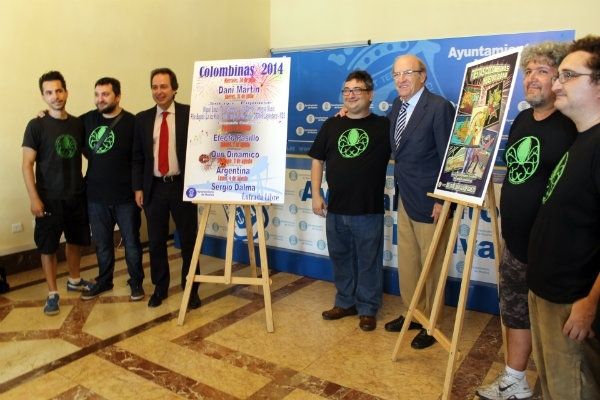 Dani Martín, Soraya, Pignoise, Sergio Dalma, Argentina y el Dúo Dinámico actuarán en las Colombinas 2014