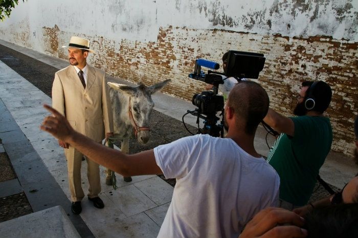 Finaliza en Moguer el rodaje del corto sobre Juan Ramón Jiménez 'Mariposas blancas'