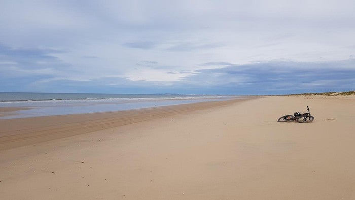 Playa de Malandar, en Doñana