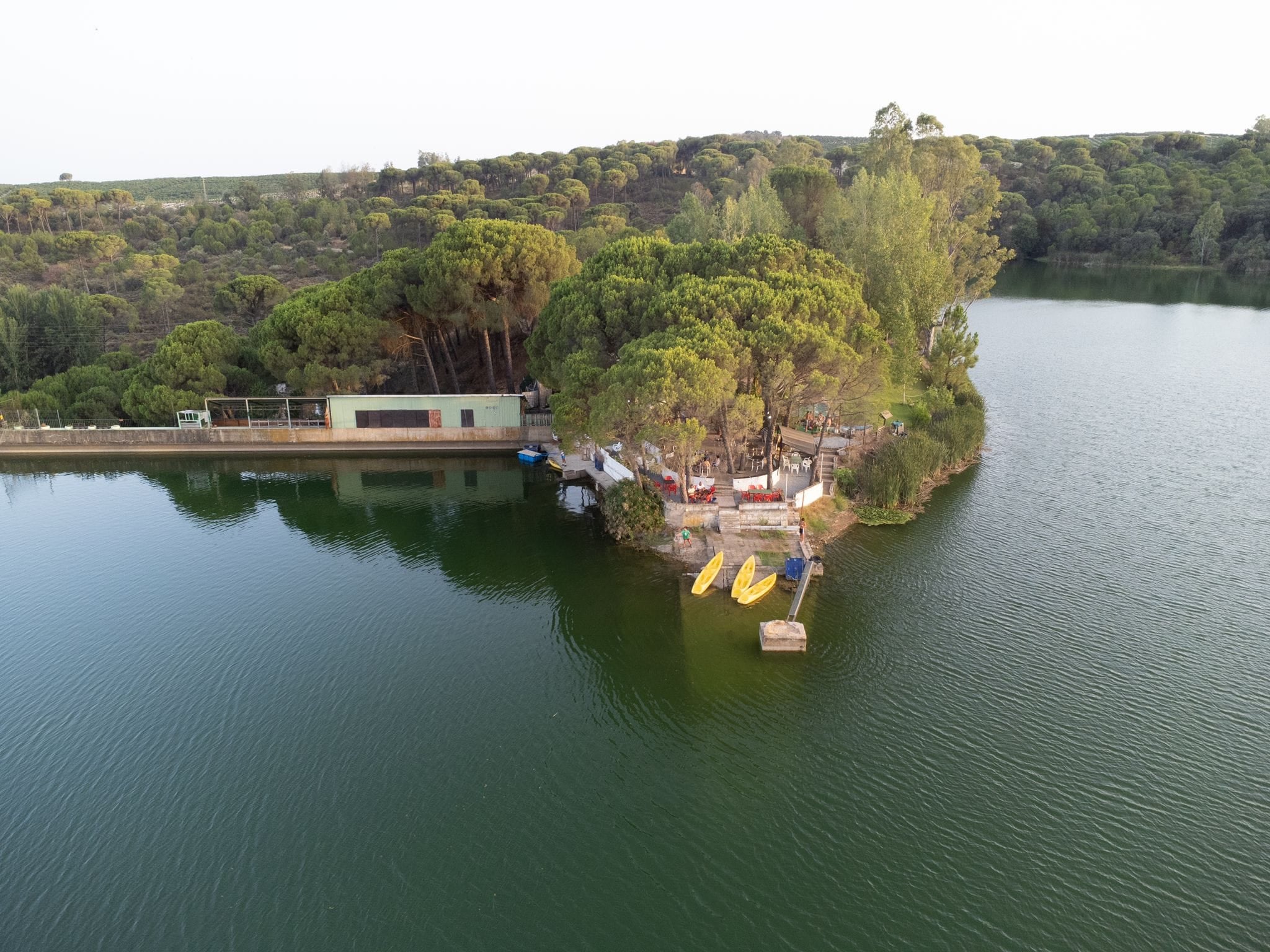 Imagen aérea del Club Náutico Puerto Zumajo