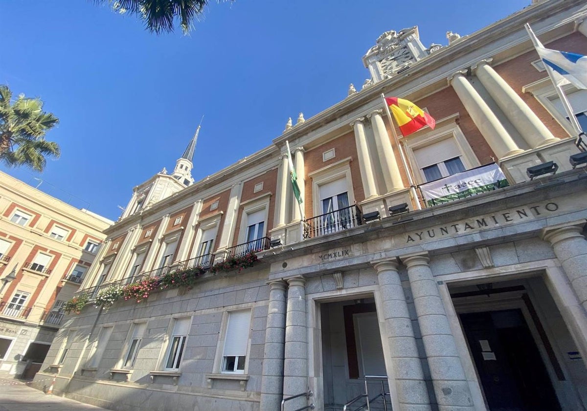 Fachada del Ayuntamiento de Huelva