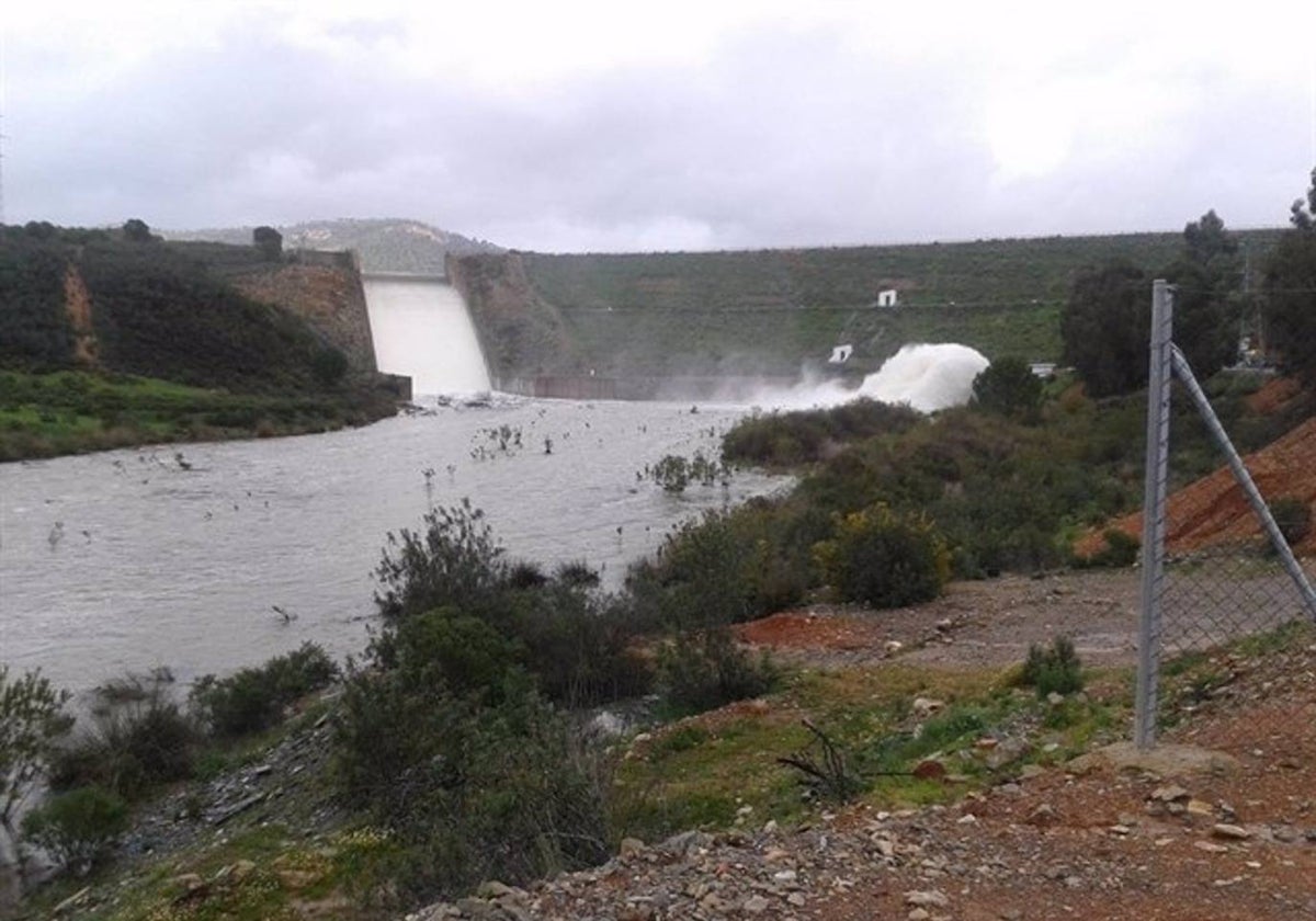 Imagen de archivo de un embalse de la provincia de Huelva