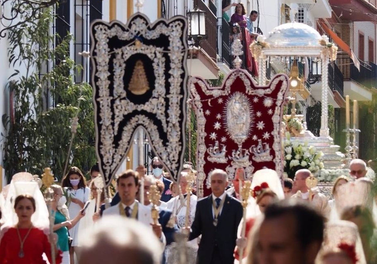 Foto de archivo de la procesión del Corpus Christi de Palos