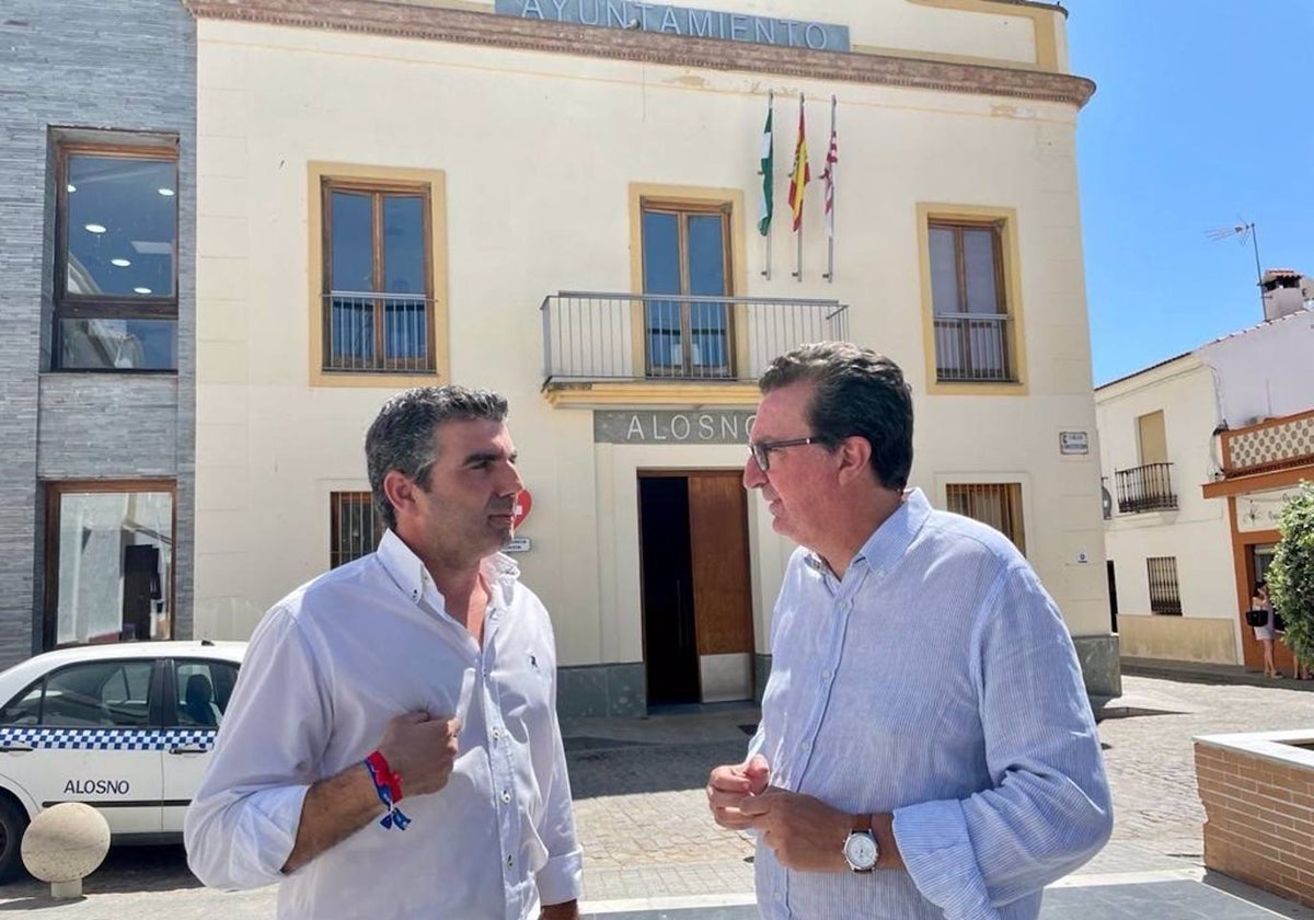 Manuel Andrés González en Alosno