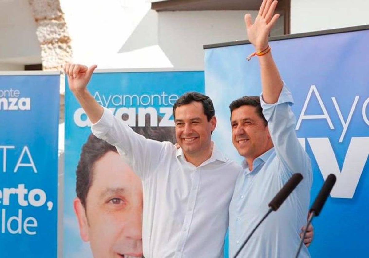 Juanma Moreno y Alberto Fernández