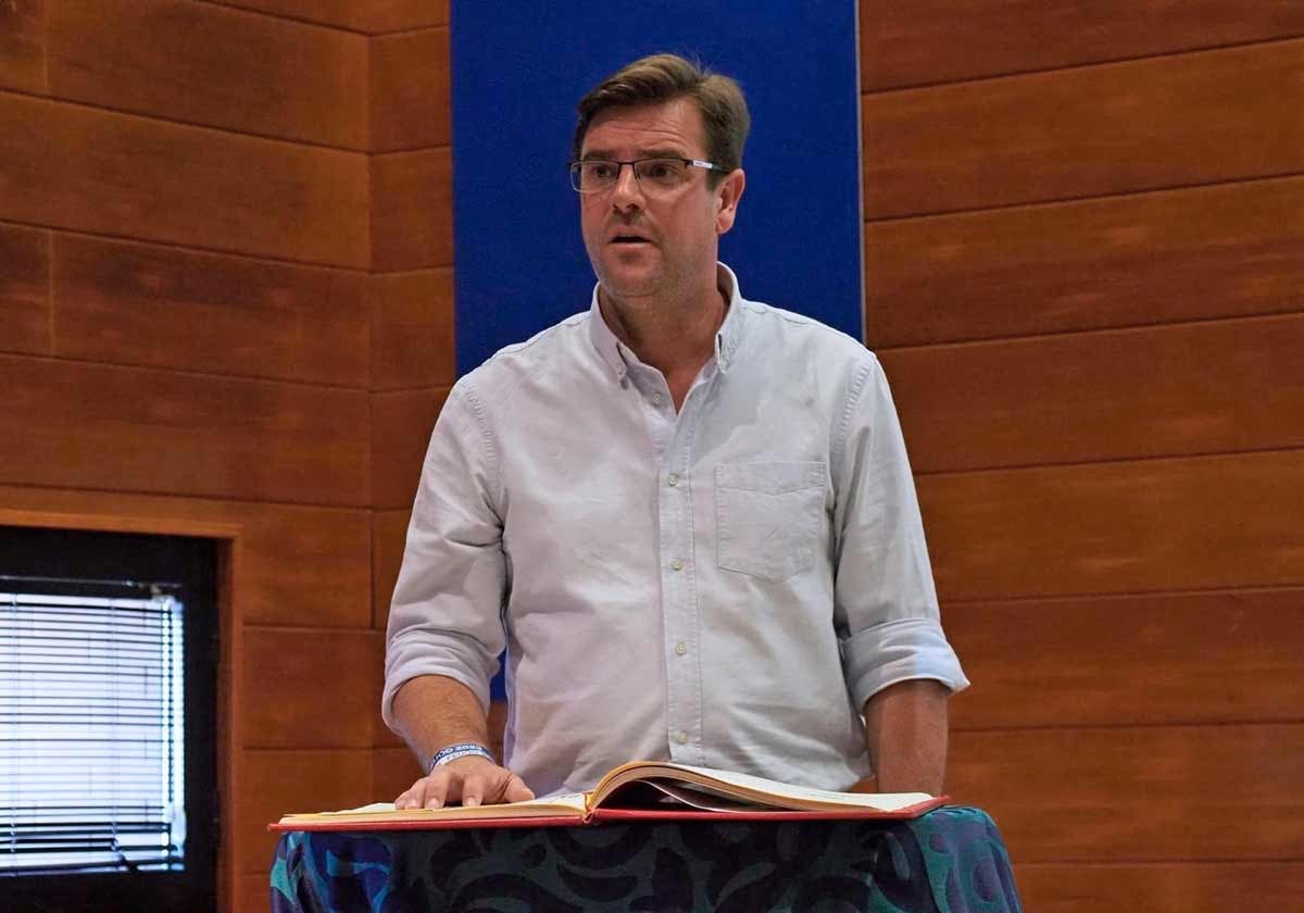 Diego del Toro tras ser elegido presidente de la MAS