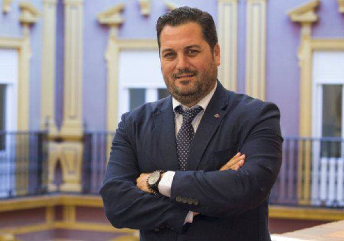 Jaime Pérez, en una foto como concejal del Ayuntamiento de Huelva