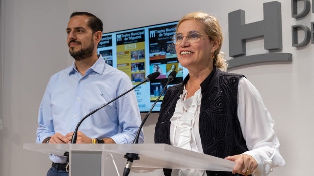 Benito Conde y Gracia Baquero, en rueda de prensa
