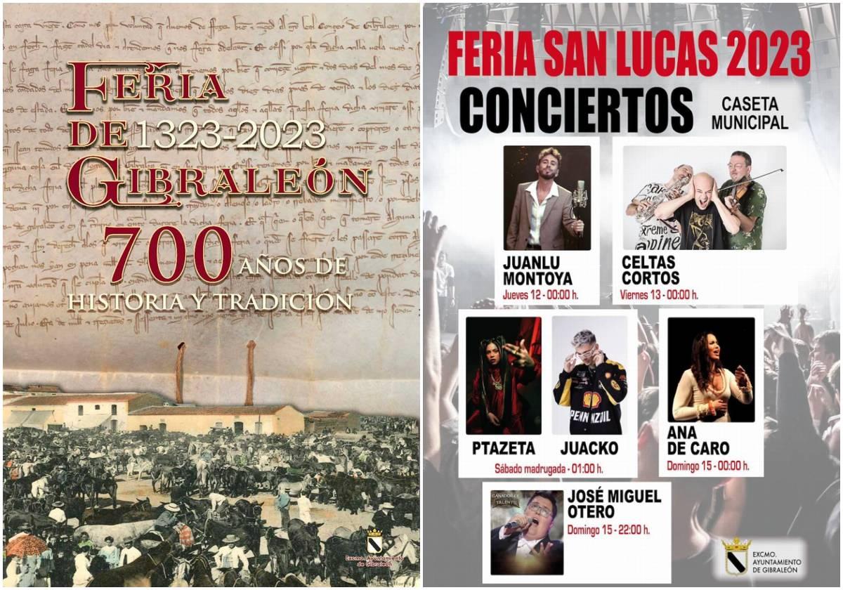 Carteles de la Feria de San Lucas de Giibraleón en 2023