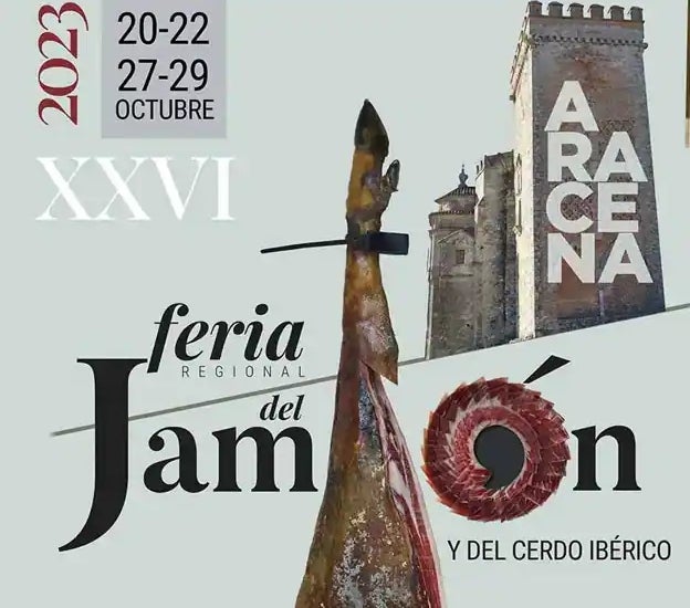 Cartel de la XXVI Feria del Jamón Ibérico de Aracena