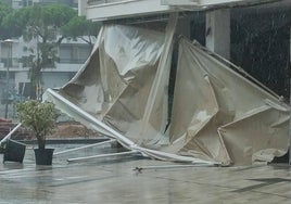 Parques cerrados y consejo de no salir a la calle: los municipios de Huelva se blindan ante el temporal de viento y lluvia