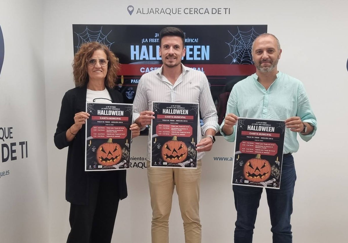 La presentación de las actividades de la Fiesta de Halloween en Aljaraque