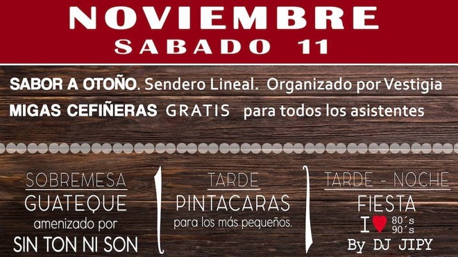 Llega la Fiesta de Otoño de Las Cefiñas en Aroche: esta es la programación