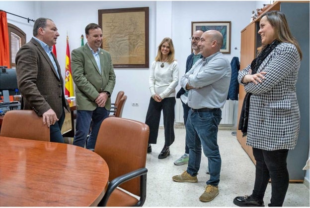 En el Ayuntamiento de Cumbres Mayores