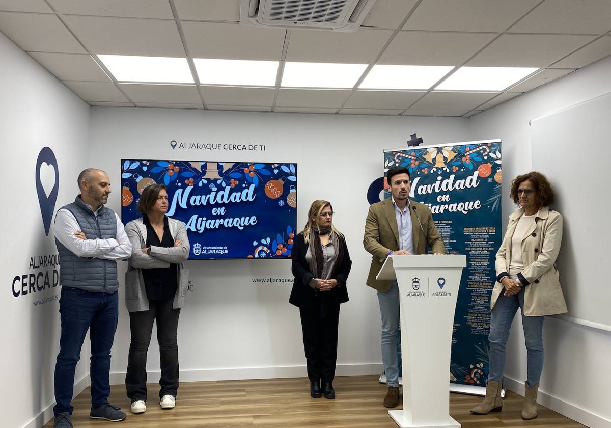 La presentación de la programación de Navidad en Aljaraque