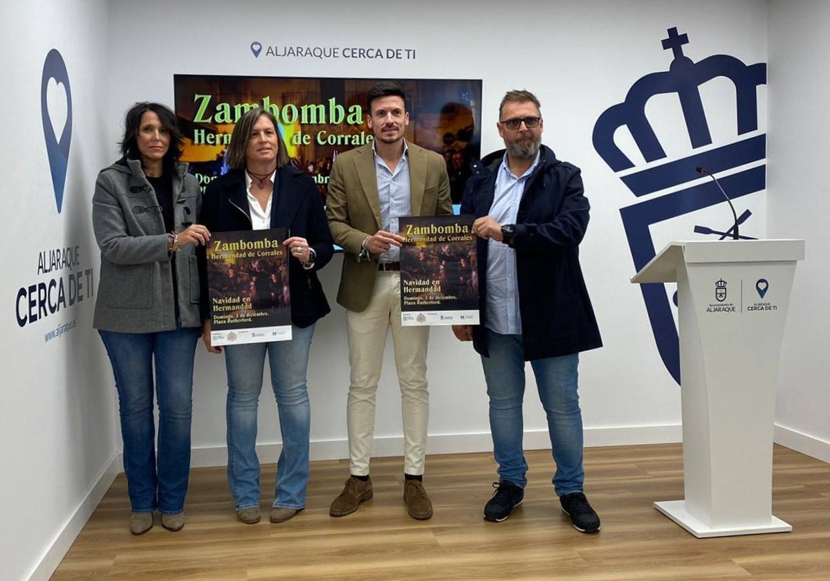 La presentación de la zambomba que se celebrará este domingo en Corrales