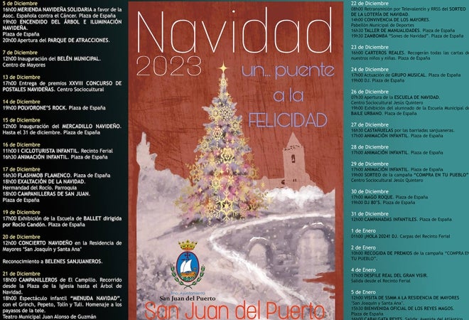 Estas son las 40 actividades de la Navidad 2023 en San Juan del Puerto