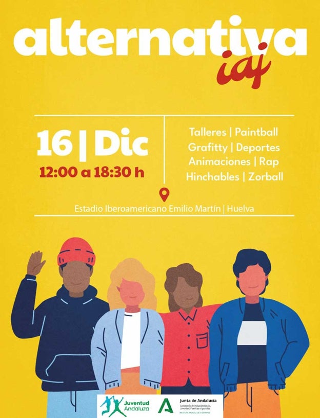 El Instituto Andaluz de la Juventud organiza este sábado en Huelva un encuentro para más de 600 jóvenes