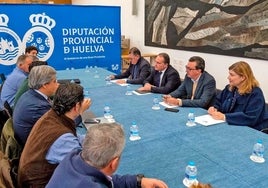 Toscano brinda el apoyo de Diputación a los agricultores para la materialización del Pacto de Doñana