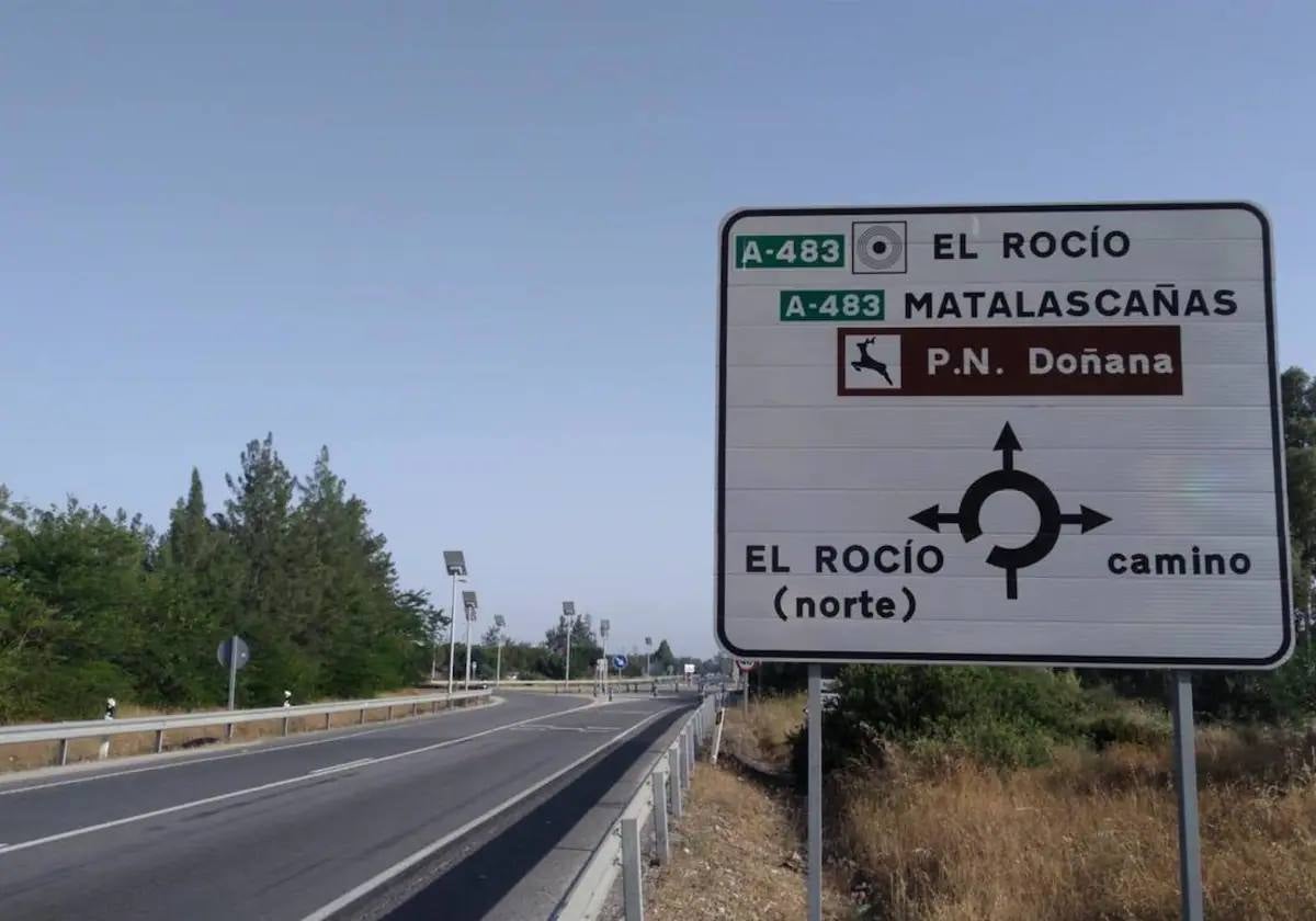 La carretera A-483