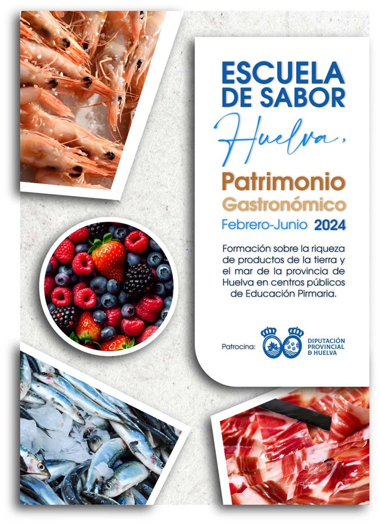 La Diputación presenta a los escolares de la provincia la riqueza gastronómica de Huelva a través del proyecto 'Escuela de Sabor'