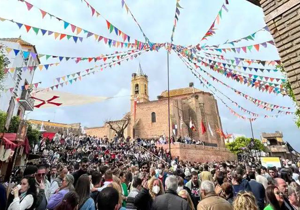 La Feria Medieval de Palos en una edición anterior