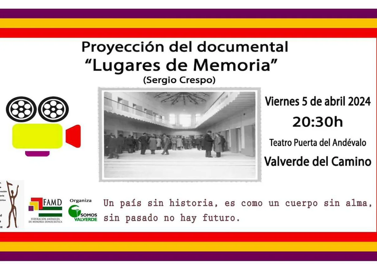 Somos Valverde proyecta el documental &#039;Lugares de Memoria&#039; sobre la represión franquista