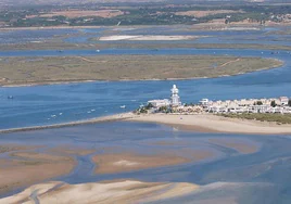 Perspectiva aérea de una de las zonas de Isla Cristina, en Huelva