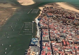 Comienza la primera fase del dragado para mejorar el canal del puerto de Punta Umbría