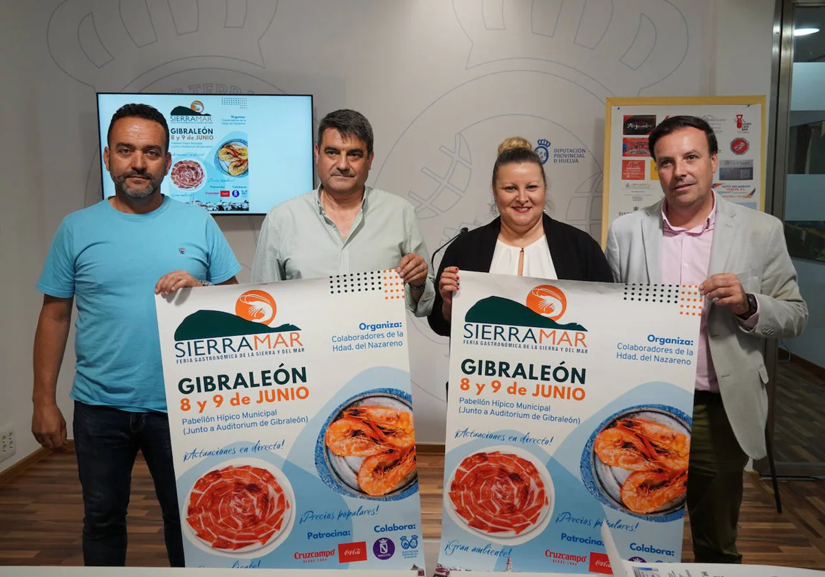 La presentación en la Diputación de Huelva de la primera Feria Gastronómica SierraMar en Gibraleón