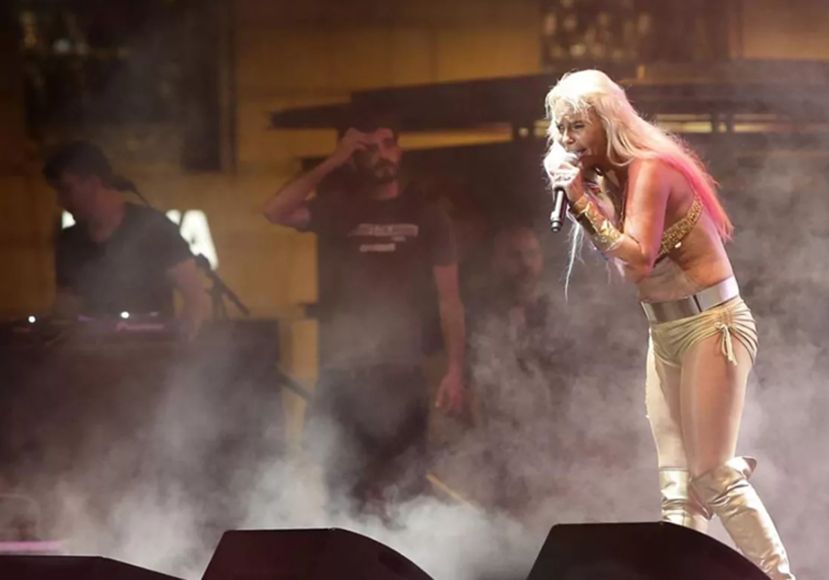 Imagen de archivo de un concierto de Leticia Sabater