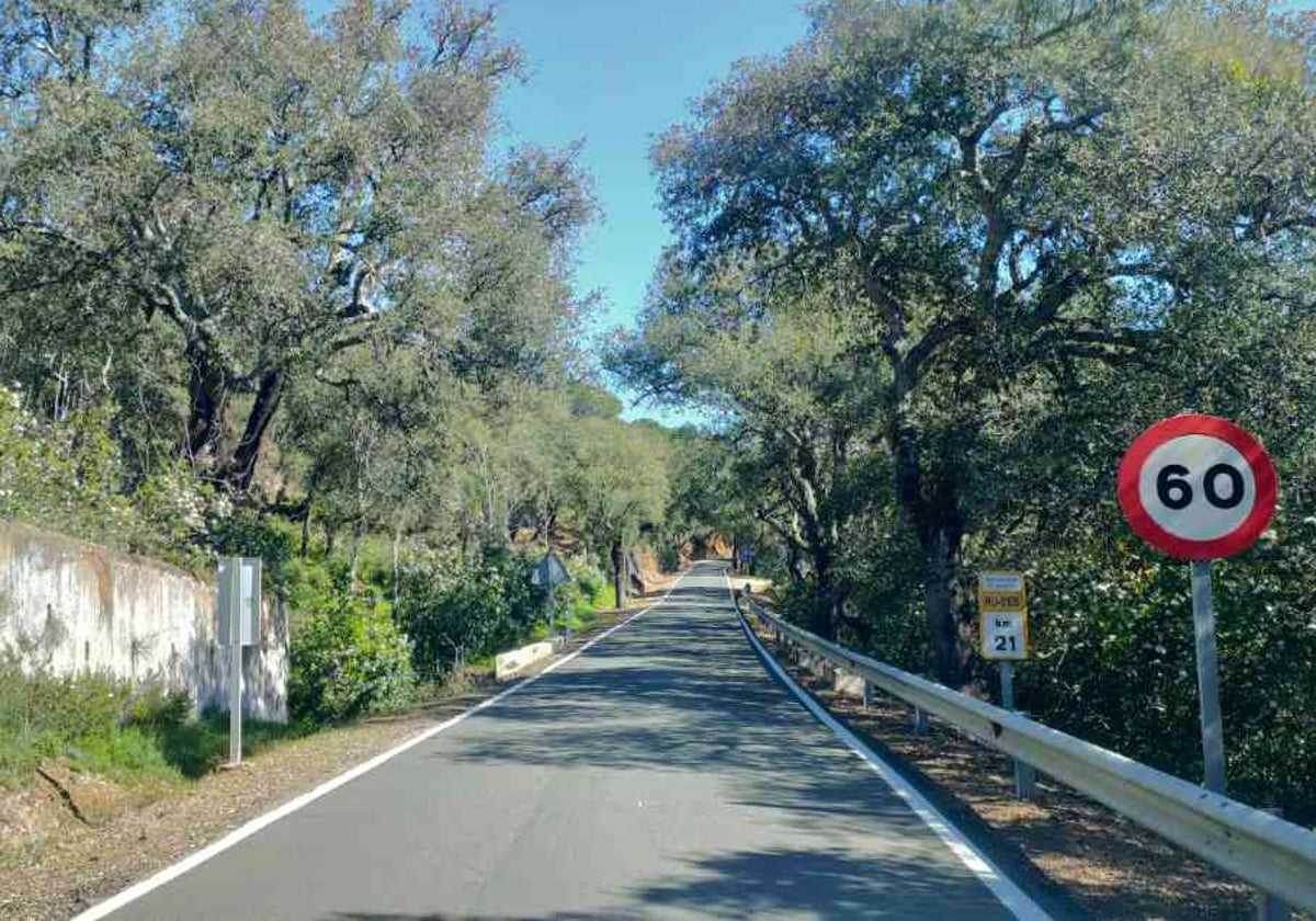 Un tramo de la carretera sobre la que se actuará