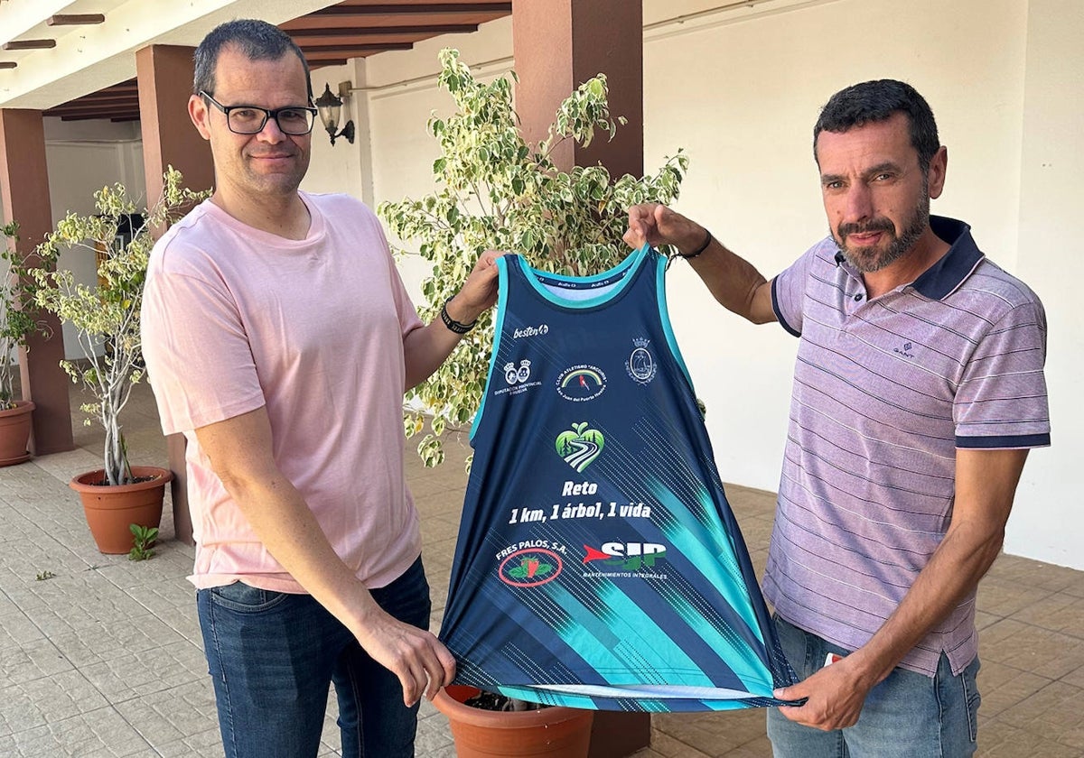 Antonio Bendala y Miguel Beltrán presentan la clausura del reto solidario '1km, 1 árbol, 1 vida'