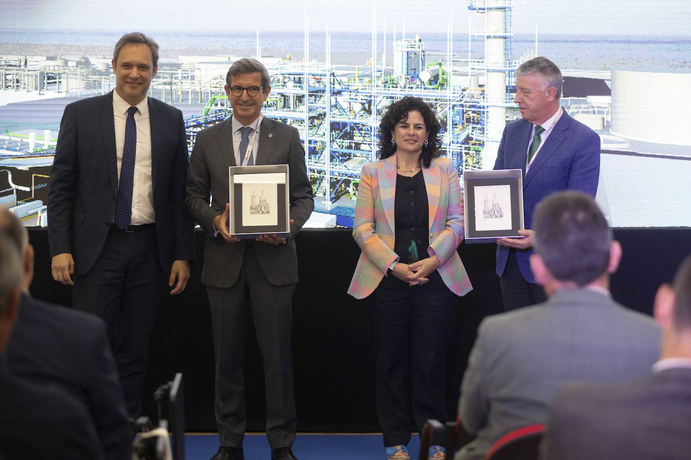 La presentación de la nueva planta de alcohol isopropílico de Cepsa, en imágenes