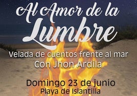 Islantilla celebrará la Noche de San Juan con una velada de cuentos 'Al amor de la lumbre'