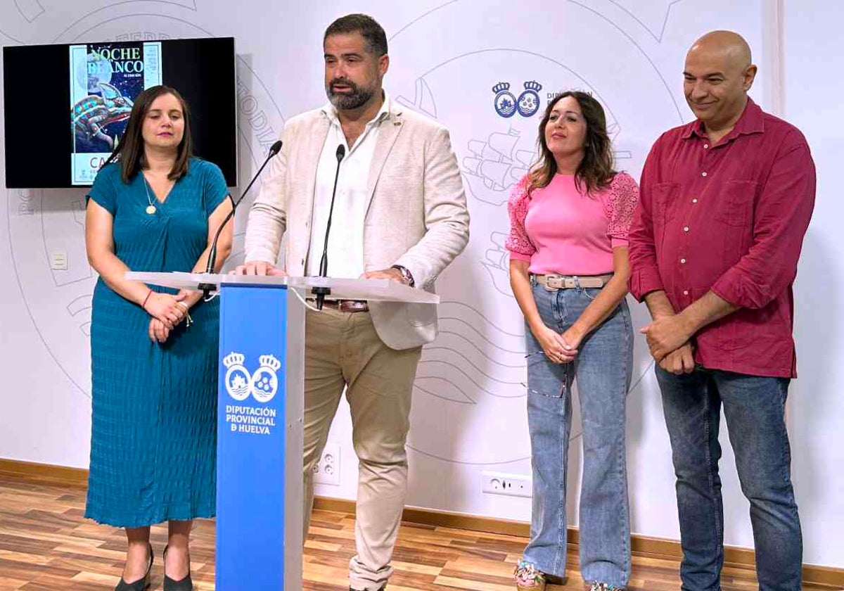 El alcalde cartayero durante la presentación del evento