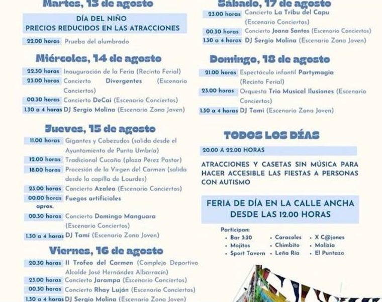 Cartel de las fiestas
