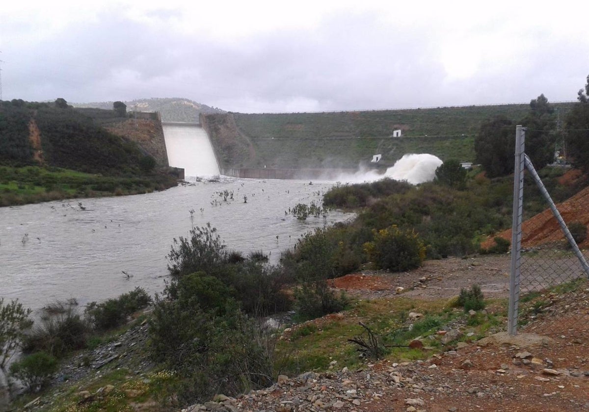 El embalse del Jarrama, en la provincia de Huelva