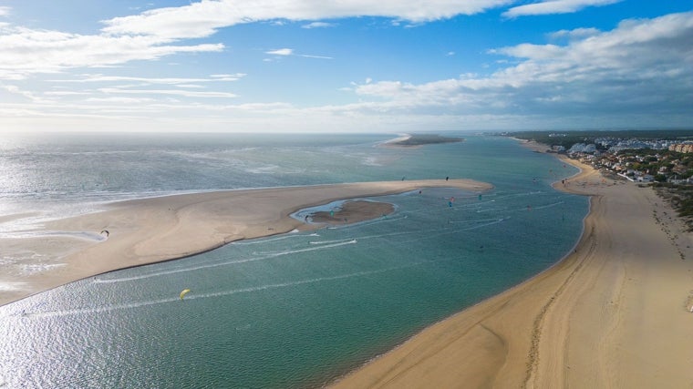 Vista aérea de los bajos de El Portil