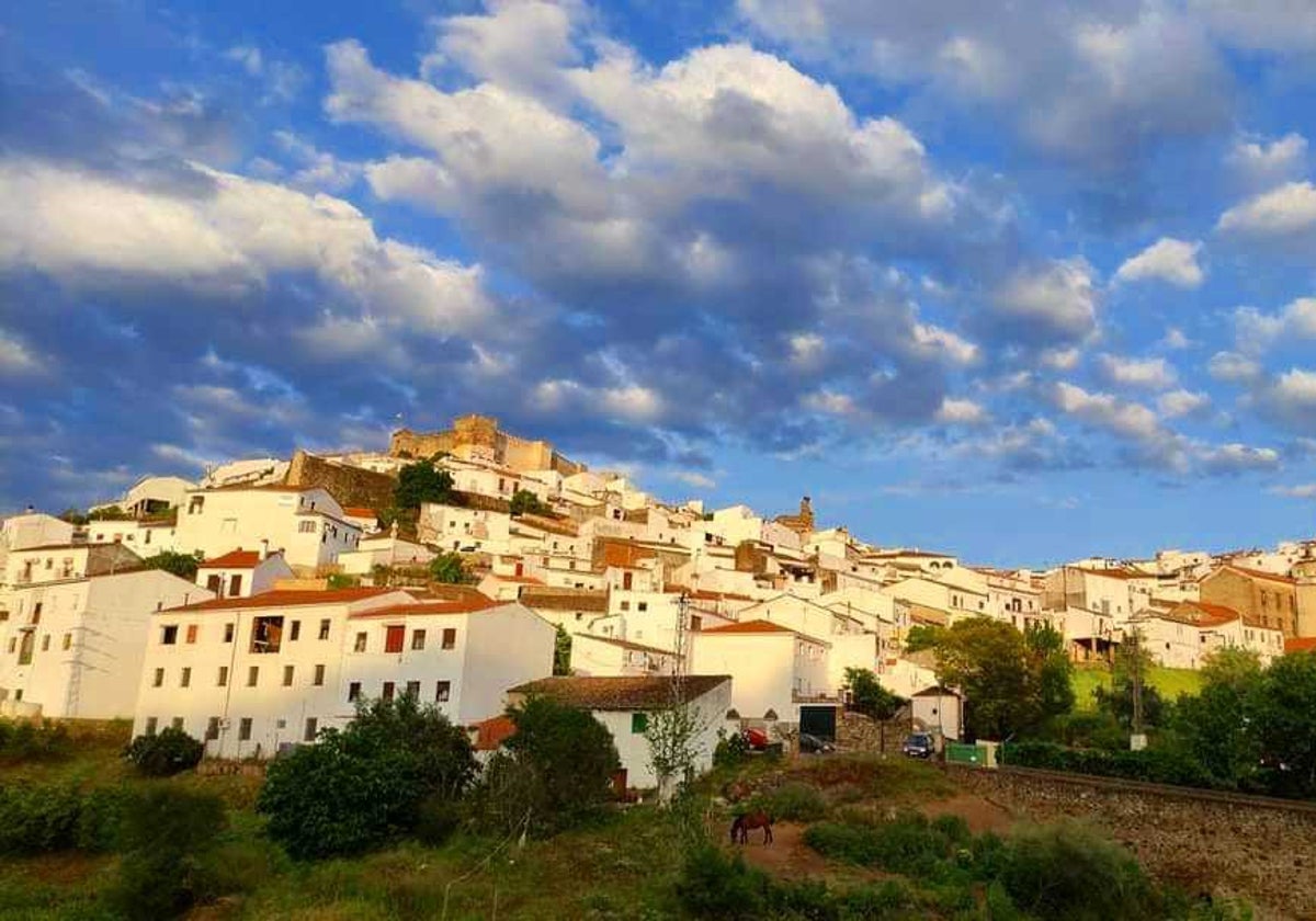 Imagen de Aroche, el pueblo de Huelva donde hará más frío esta semana, con temperaturas por debajo de los 0 grados