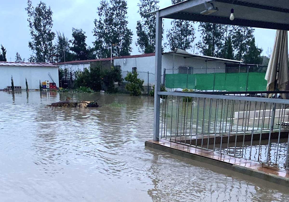 Propiedades inundadas en San Juan del Puerto