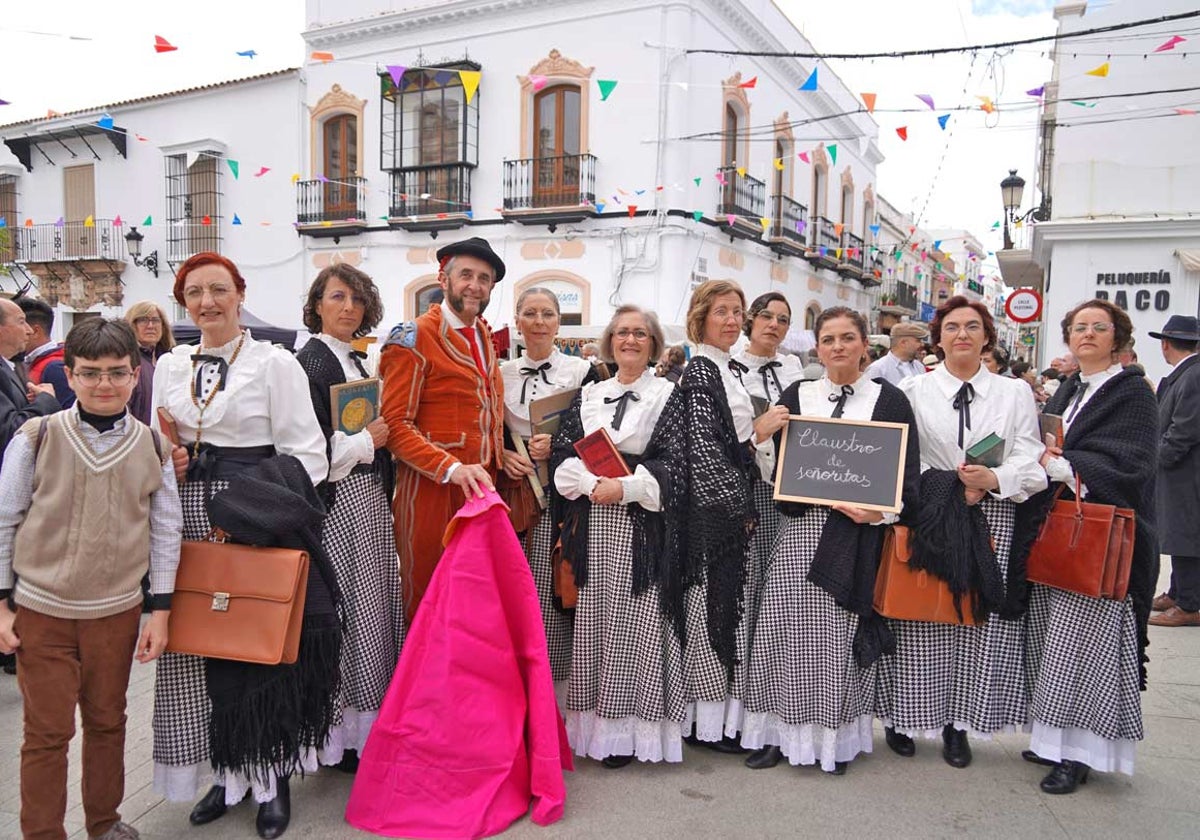 Un grupo ataviado a la vieja usanza en la edición del pasado año